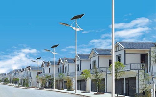 兰州太阳能路灯配置与在乡村道路照明中的应用